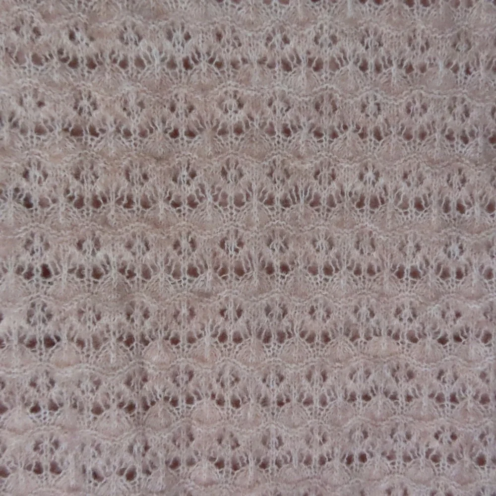 House of Harlow‎ 1960 Pink Pointelle Knit Maxi Skirt Side Slit Lined XS NEW